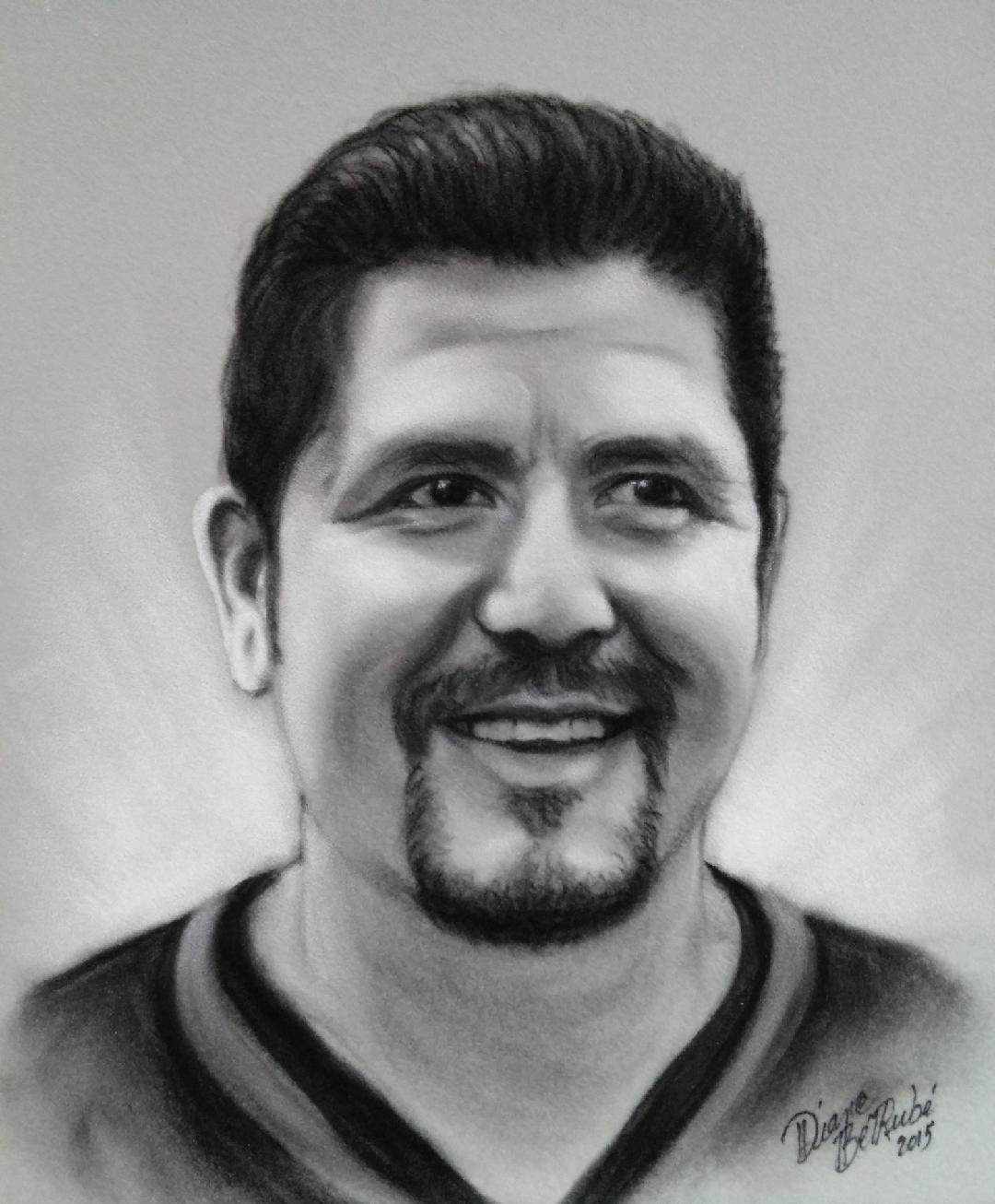 Anthony Calvillo fusain