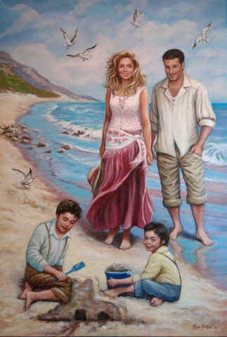 plage-portraits-huile-diane-berube