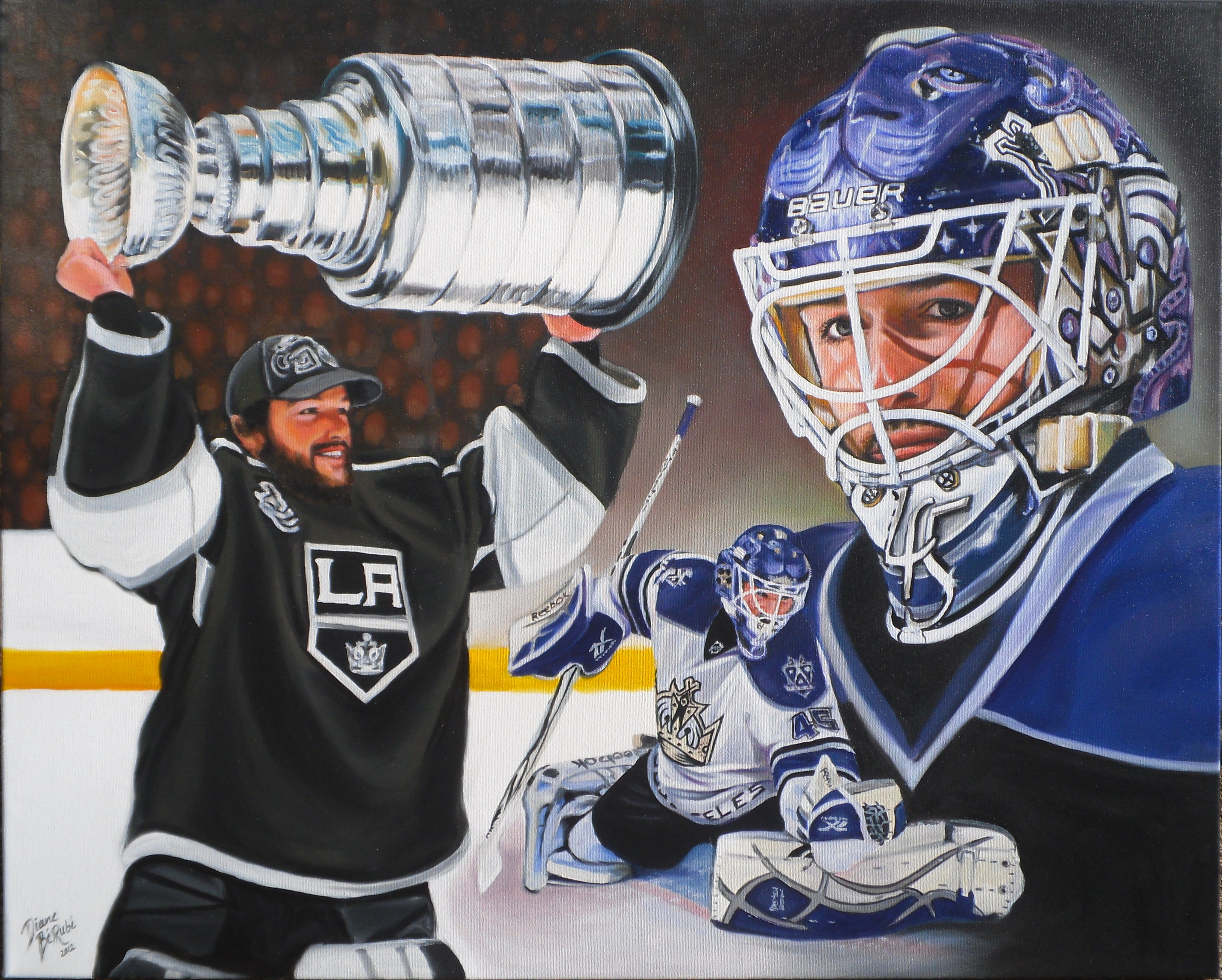 Jonathan Bernier huile